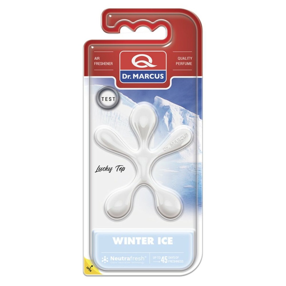 Car Air Freshener Dr Marcus Lucky Top ICE CHILL Plastic Fragrance Pendant (12 Units)