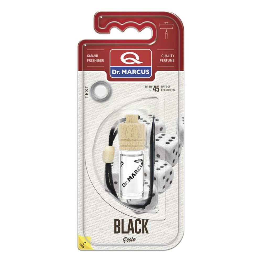 Désodorisant Pour Voiture Dr Marcus Ecolo black 4,5 ml Bois Verre Parfum Pendentif 4 Pièces