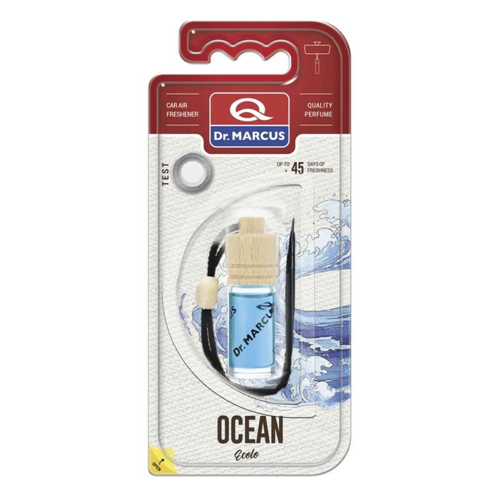 Auto Lufterfrischer Dr Marcus Ecolo Ocean 4,5 ml Holz Kristall Parfüm Halsband 4 Stücke