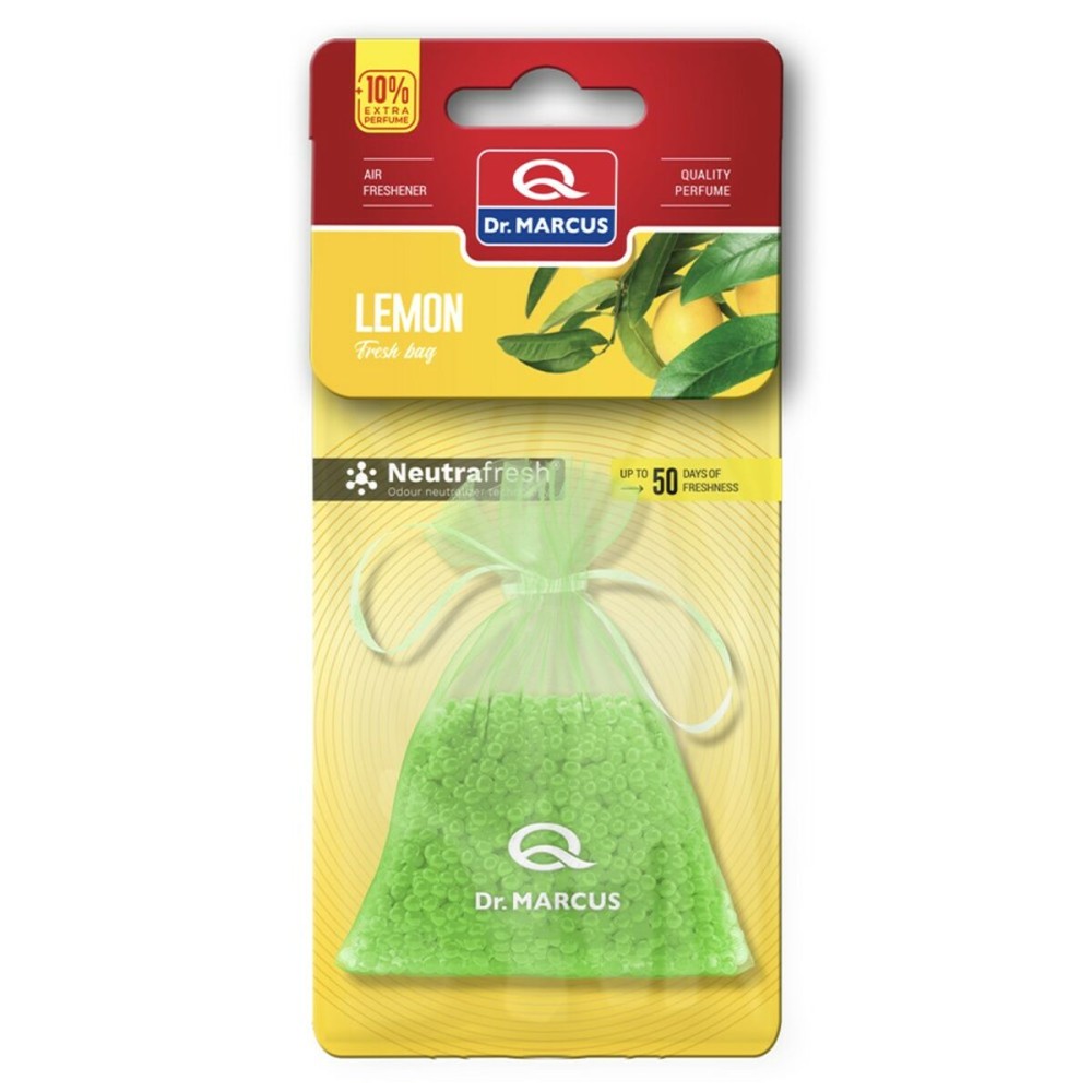 Désodorisant Pour Voiture Dr Marcus Fresh Bag Citron Parfum Pochette