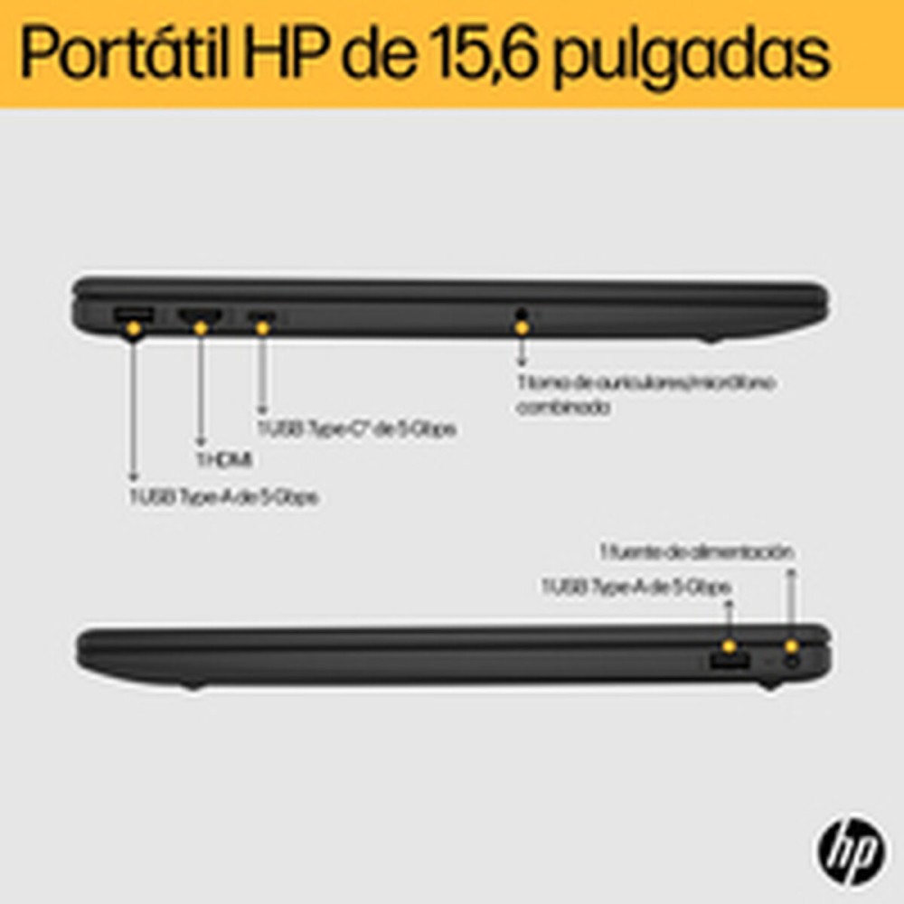 Ordinateur Portable HP B56HYEA 15,6" AMD Ryzen 7 7730U 16 GB RAM 512 GB SSD