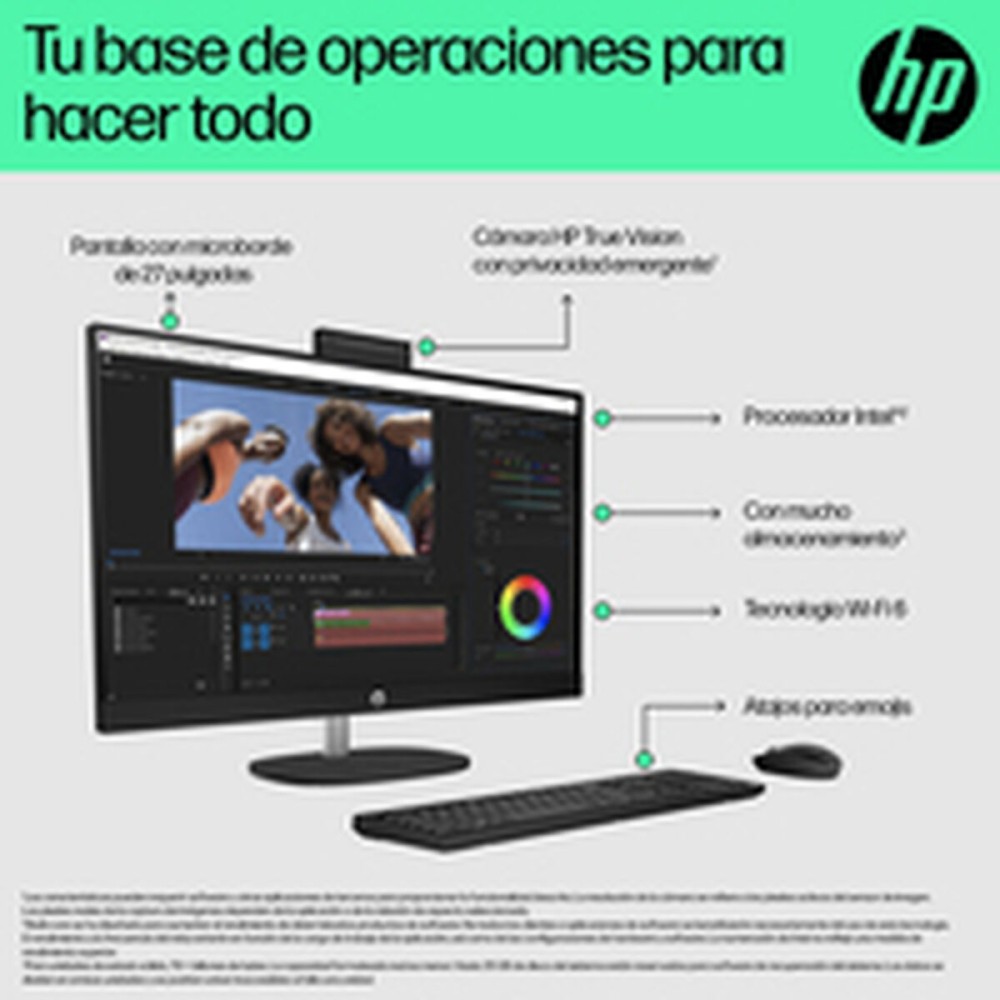 Tout en Un HP B96B7EA 27" Intel Core i5-1335U 16 GB RAM 512 GB SSD