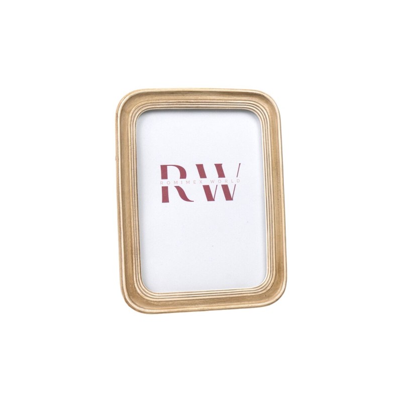 Photo frame Romimex Beige Resin 2 x 18 x 13 cm