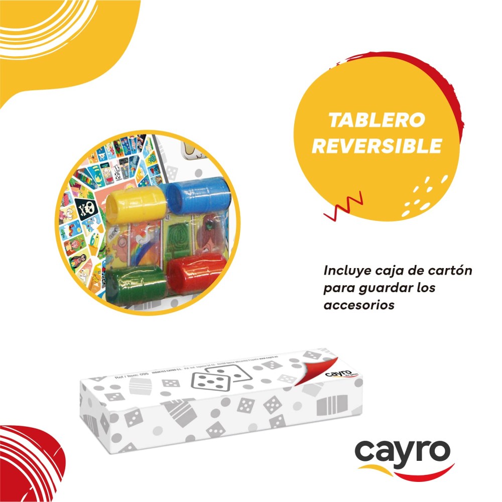 Parchís and Oca Board Cayro Multicolour 250 g