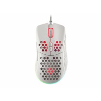 Maus mit Kabel und optischem Sensor Genesis Krypton 555 Weiß 8000 dpi (1 Stück)
