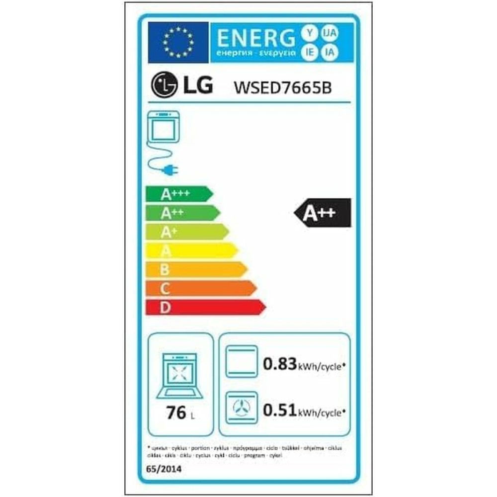 Oven LG WSED7665B.BKSQEUR 1 L