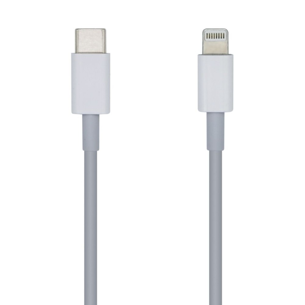 Lightning Cable Aisens A102-0441 White 20 cm (1 Unit)