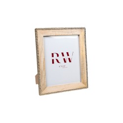 Photo frame Romimex White Mango wood MDF Wood 2 x 25 x 20 cm