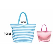 Beach Bag Bismark Blue Pink Oxford 50 x 16 x 35 cm