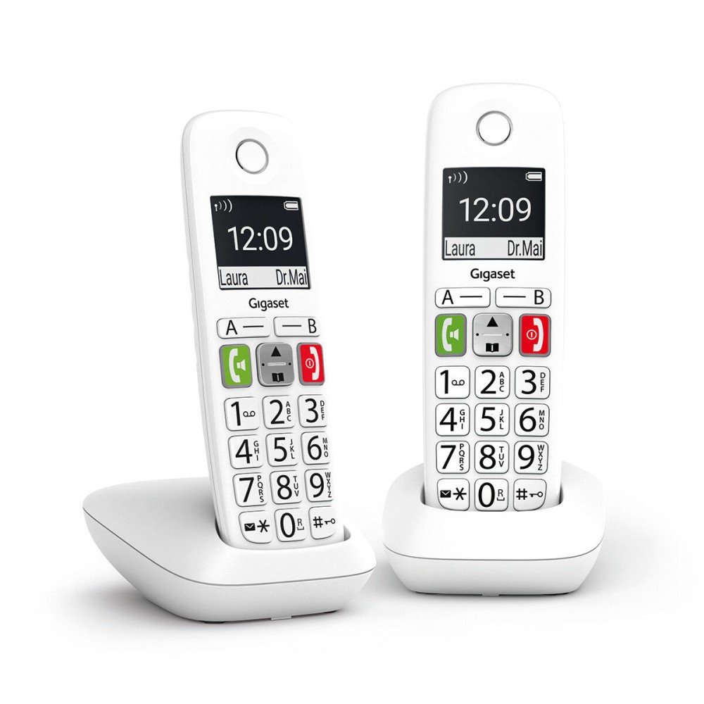 Kabelloses Telefon Gigaset E290 Duo Weiß 