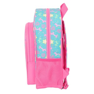 Schulrucksack Gabby's Dollhouse Confetti Rosa türkis 26 x 34 x 11 cm