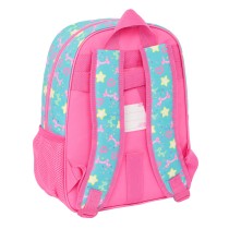 Schulrucksack Gabby's Dollhouse Confetti Rosa türkis 26 x 34 x 11 cm