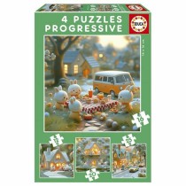 Puzzle Educa Hase 12 Stücke 16 Stücke 20 Stücke 25 Stücke (4 Stück)