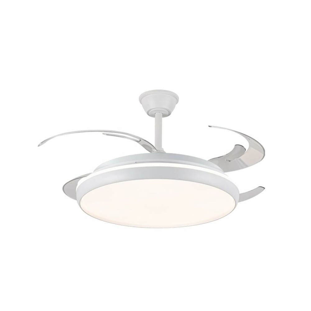 Deckenventilator CristalRecord CHARLY L RETRAC Durchsichtig 80 W