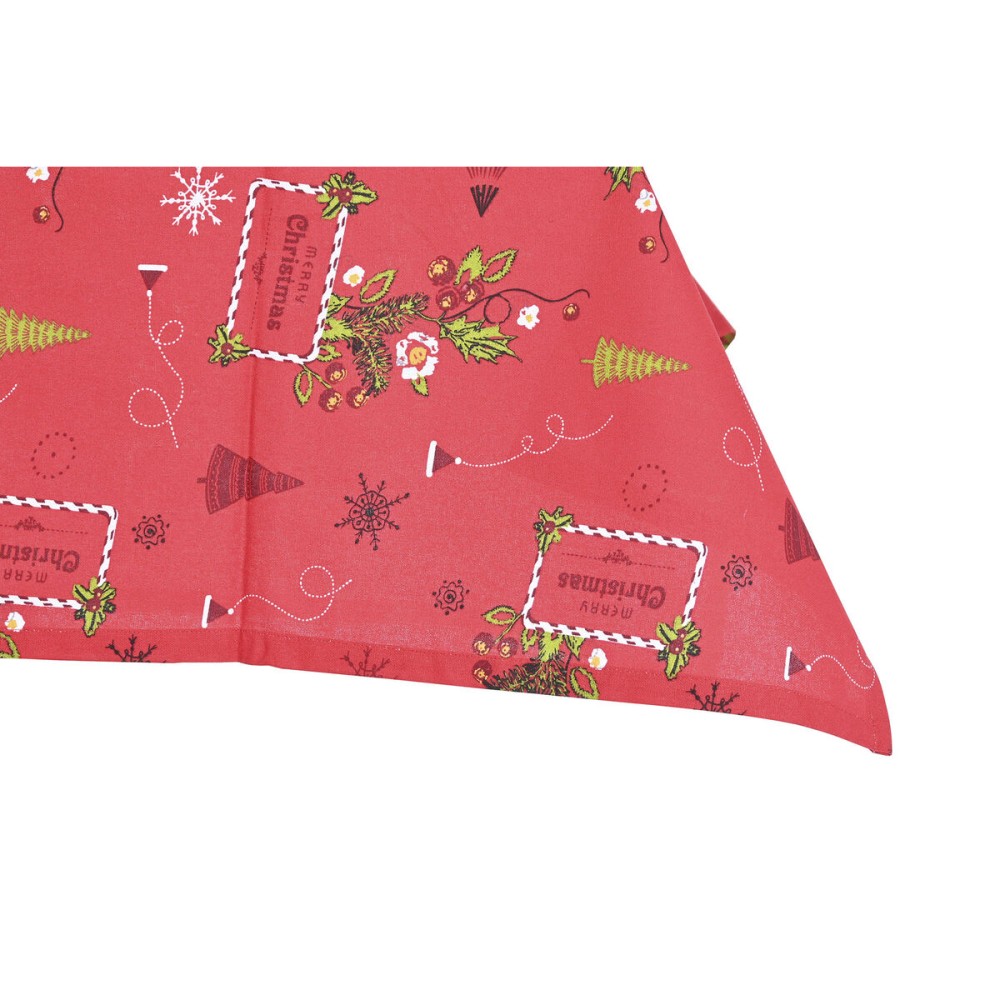 Tischwäsche-Set DKD Home Decor Weiß Rot grün Beige (5 Stücke) (2 Stück)