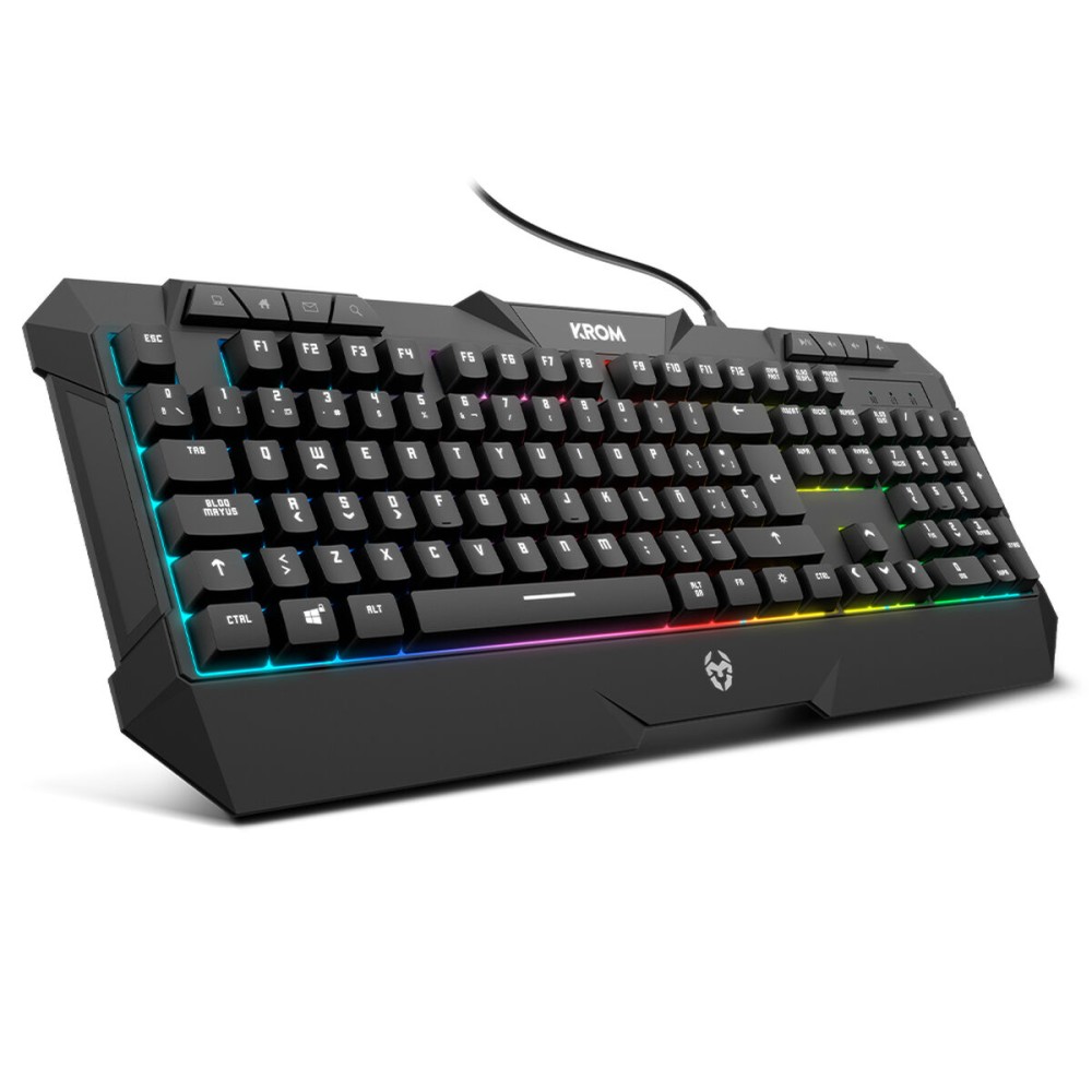 Clavier et Souris Gaming Krom Kunai Espagnol Qwerty