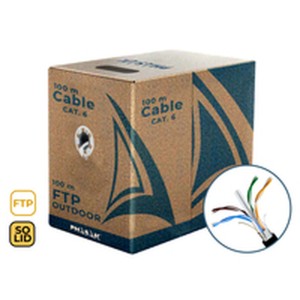 Câble Réseau Rigide FTP 6ème Catégorie Phasak PHR 681 Noir 100 m