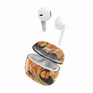Kabellose Kopfhörer mit Ladebox T'NB TOUCAN Gelb Orange