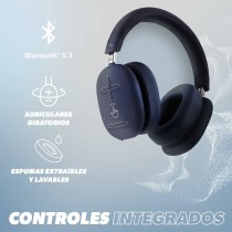Casques Bluetooth avec Microphone T'NB BOUNCE Bleu foncé