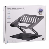 Support pour Ordinateur Portable T'NB iClick Métal Novateur et pratique Rotation à 360°