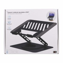Support pour Ordinateur Portable T'NB iClick Métal Novateur et pratique Rotation à 360°