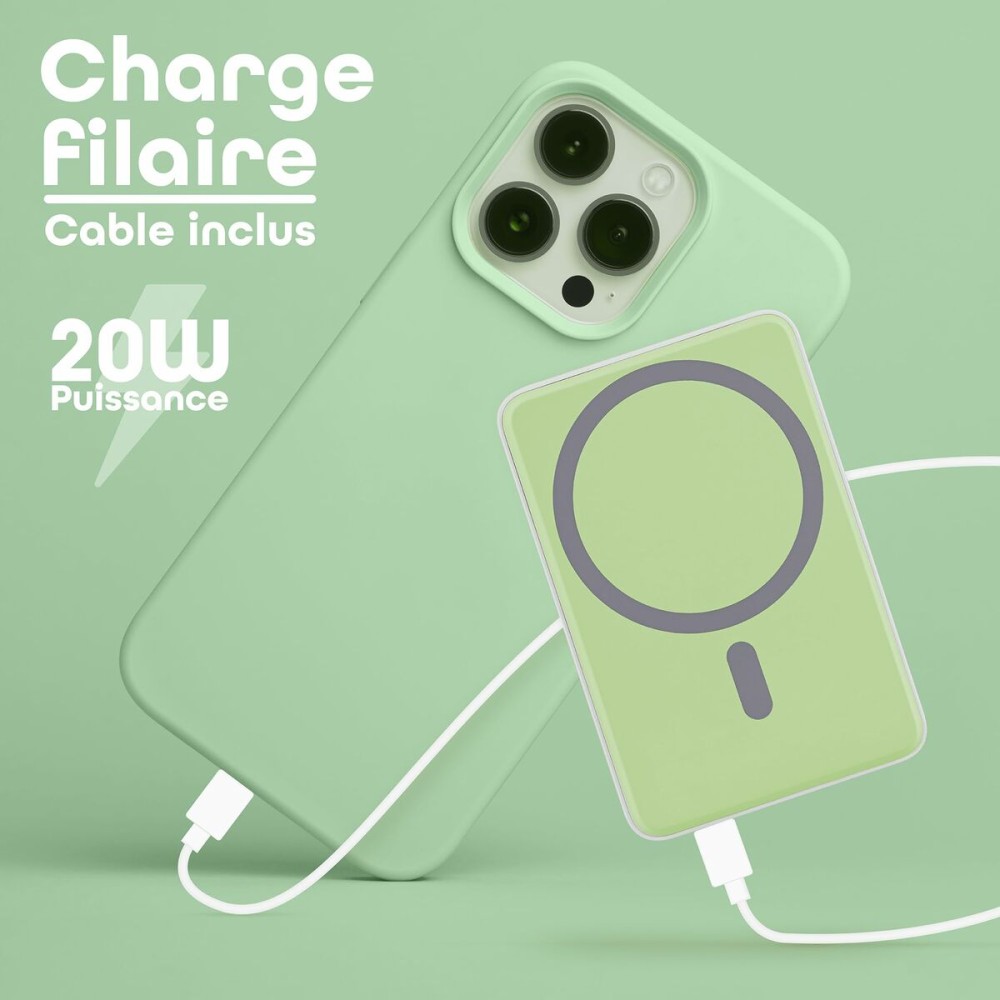 Powerbank T'NB PBUMAG5GR 5000 mAh grün Magsafe