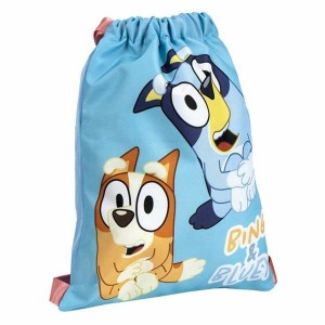 Rucksacktasche mit Bändern Bluey Blau 27 x 33 cm