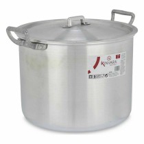 Kochtopf mit Deckel Silberfarben Aluminium 35,5 x 24 x 28 cm (4 Stück)