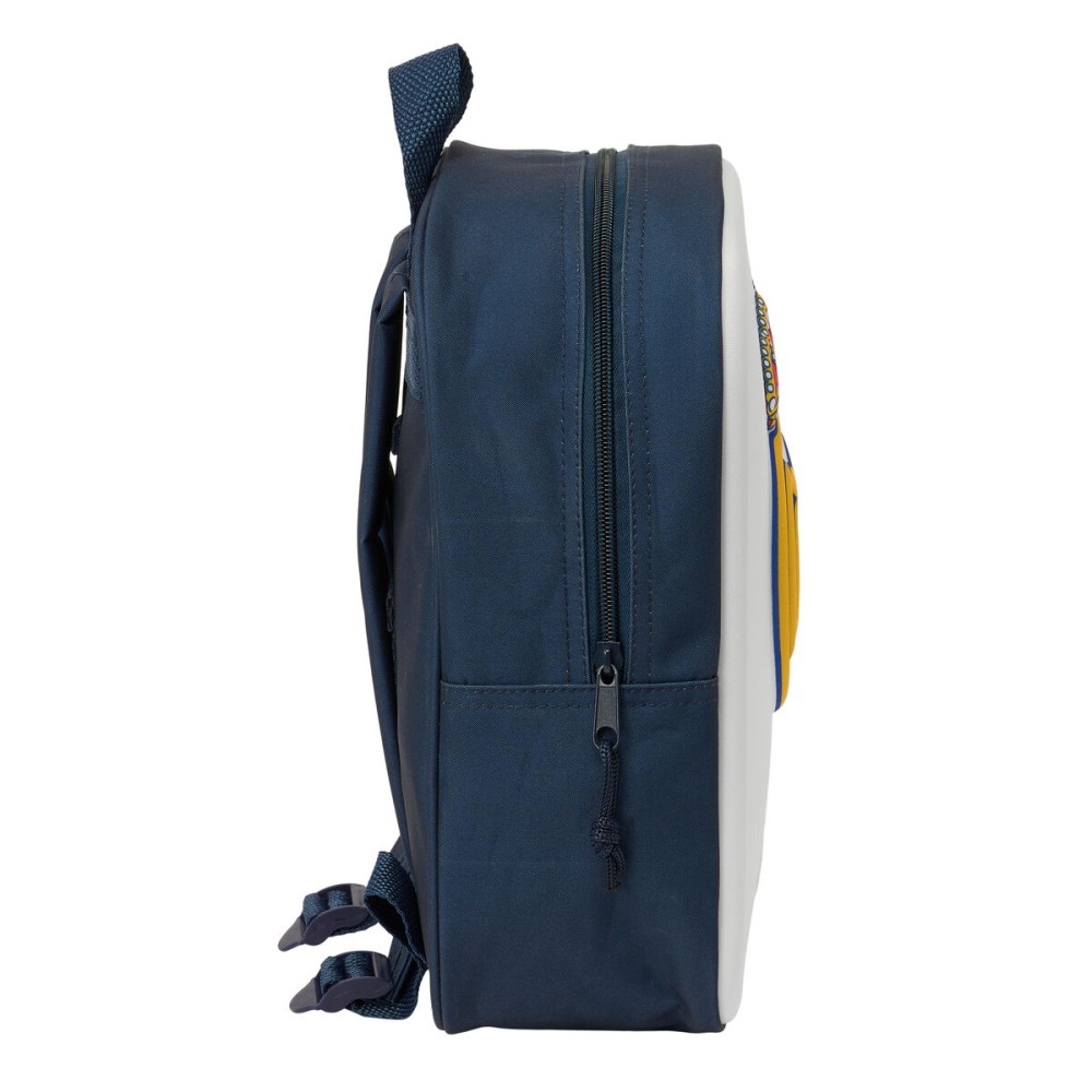 Kinderrucksack Real Madrid C.F. Weiß Marineblau 22 x 27 x 10 cm