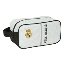 Schuhtasche für die Reise Real Madrid C.F. Weiß Grau 29 x 15 x 14 cm