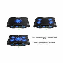 Support de refroidissement pour ordinateur portable Ewent EW1259 17"
