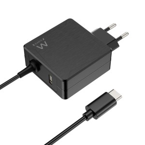Wandladegerät Ewent Schwarz 65 W (1 Stück)
