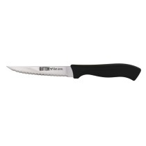 Wellenschliffmesser Quttin Kasual 22 x 2 x 1,5 cm Schwarz Silberfarben