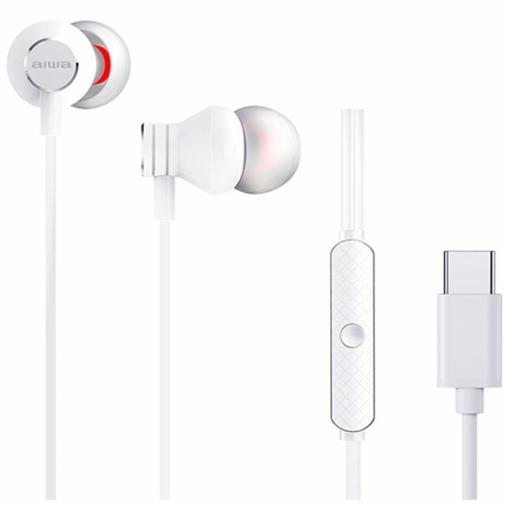Headphones Aiwa ESTM-50USB-C/WT White
