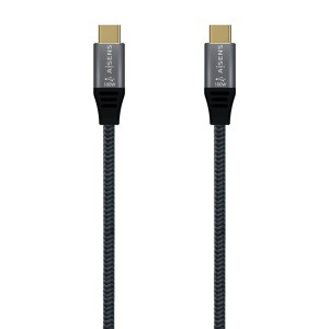 USB-C Cable Aisens A107-0672 1,5 m Grey (1 Unit)