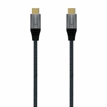 USB-C Cable Aisens A107-0628 1 m Grey (1 Unit)
