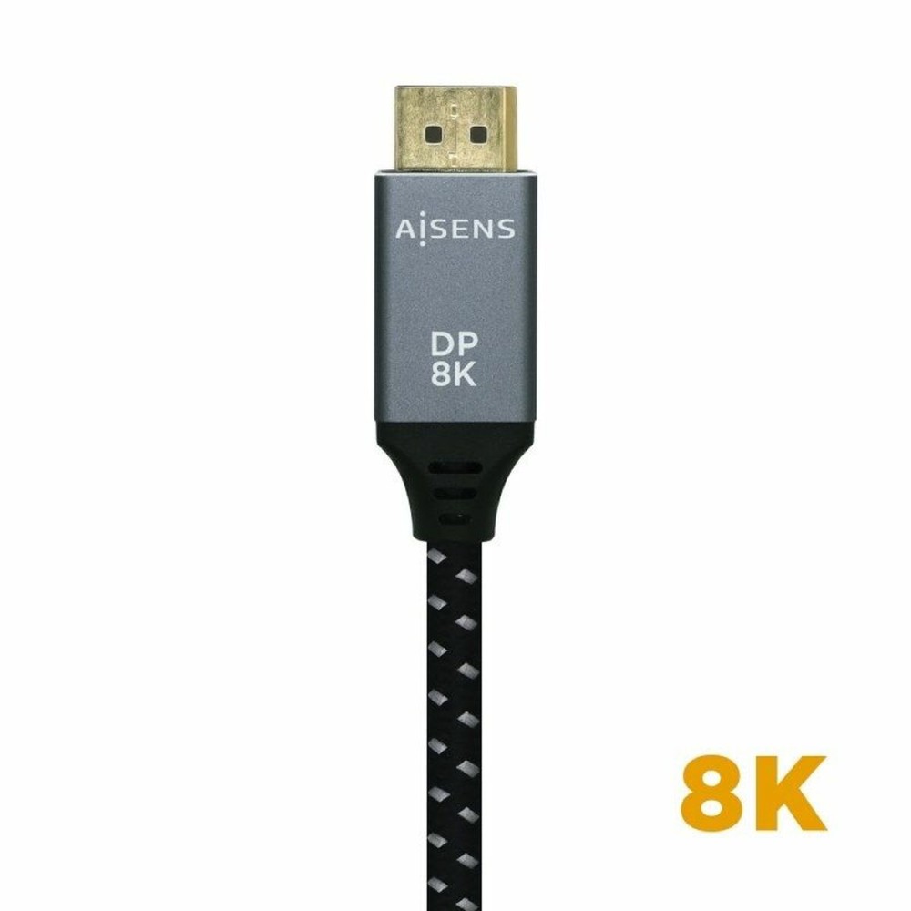 DisplayPort-Kabel Aisens A149-0435 Schwarz Schwarz/Grau 1 m