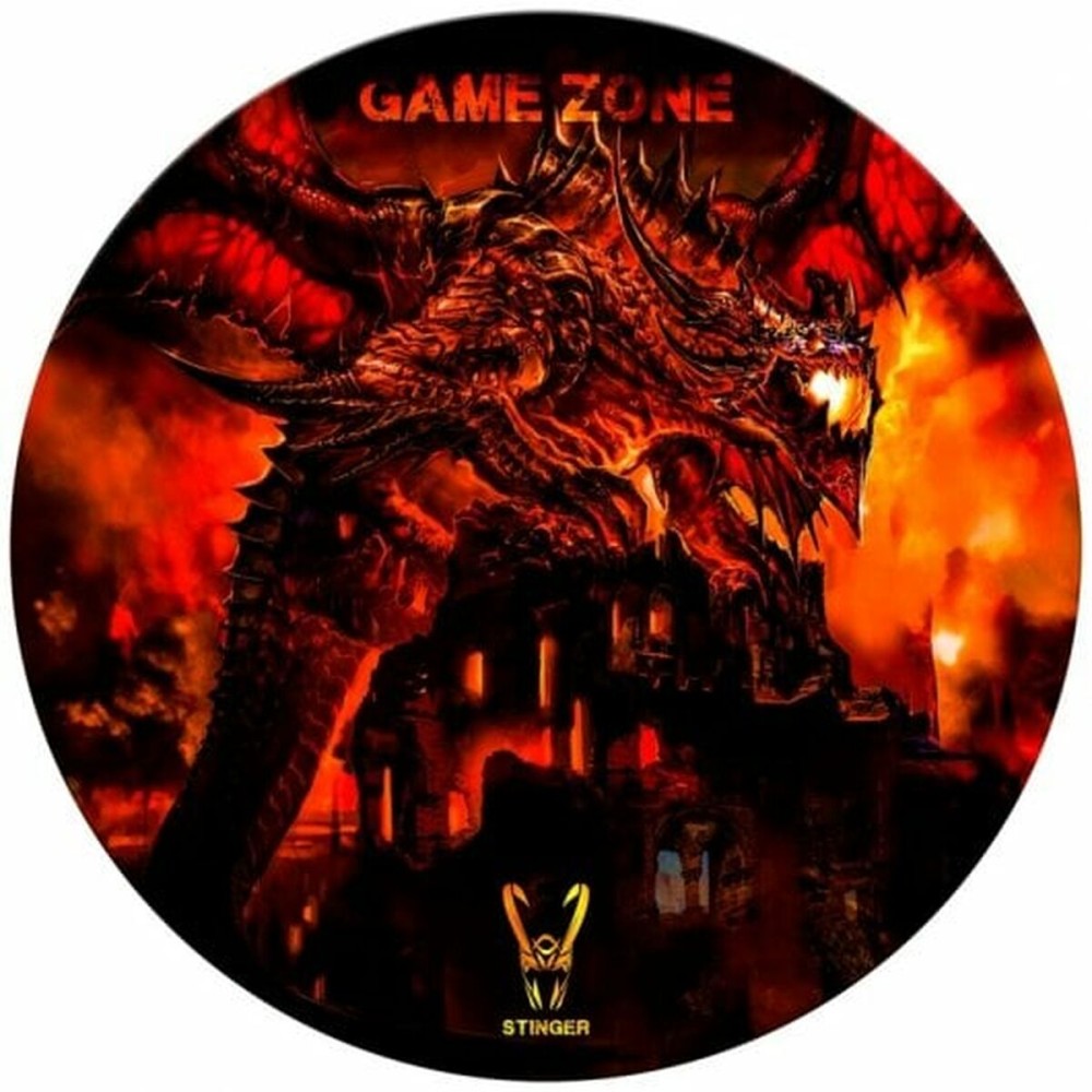 Gaming Mat Woxter GM26-066 Red Ø 120 cm Cloth Polycarbonate