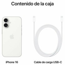 Smartphone Apple MYEF3QL/A Hexa Core 8 GB RAM 256 GB White 6,1"