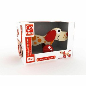 Pull-along toy Hape E0347 22 x 16,2 x 9,2 cm Dog