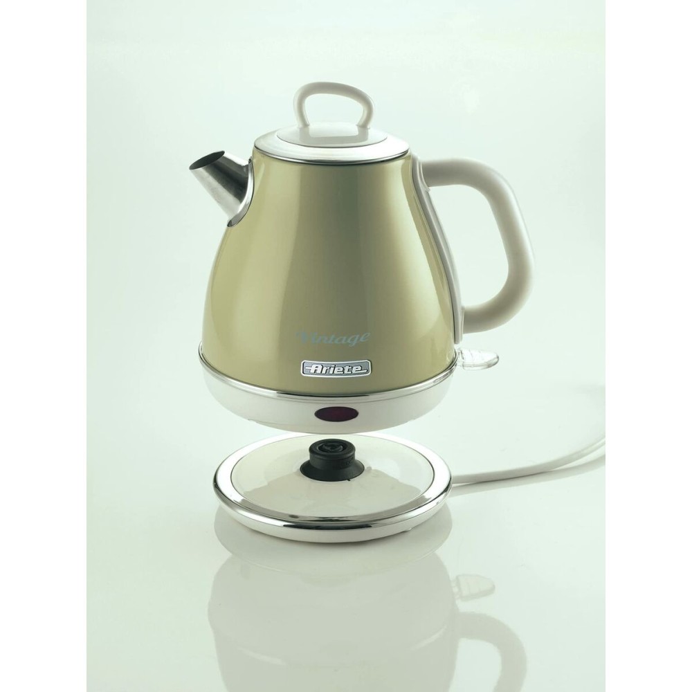 Wasserkocher Ariete Vintage 2868 2000 W Beige Metall Kunststoff 1 L 3 L