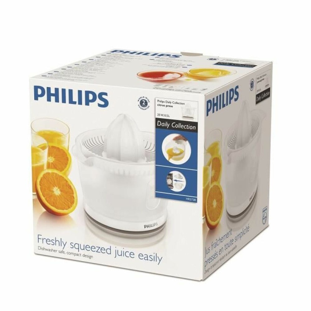 Centrifugeuse électrique Philips HR2738/00 25W 500 ml Blanc Plastique