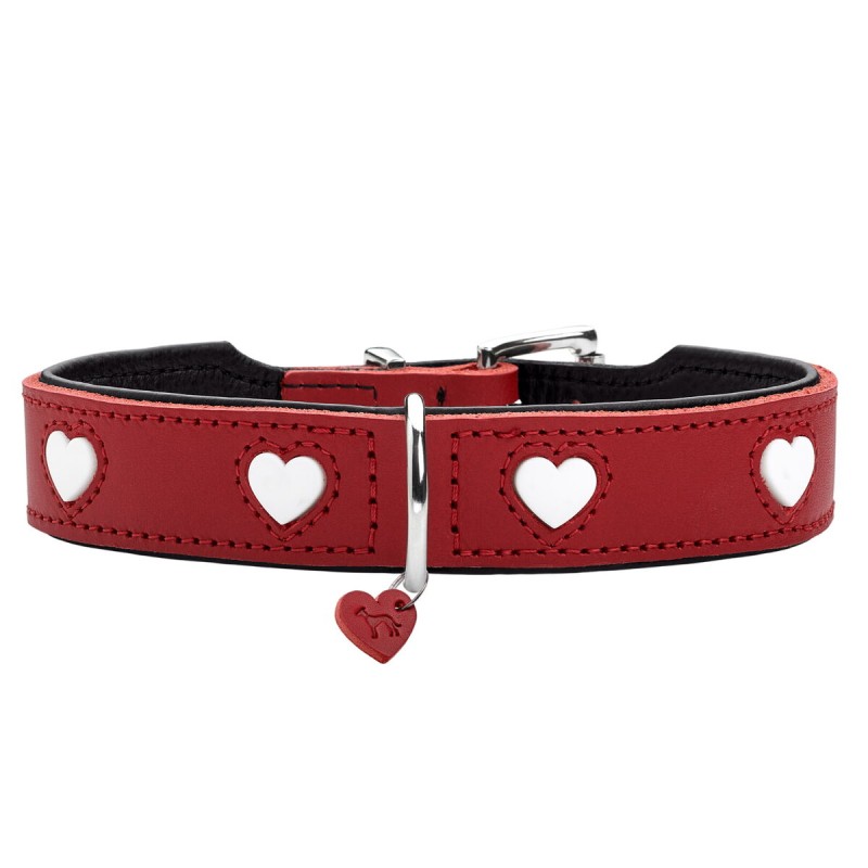 Collier pour Chien Hunter Love S/M 35-43 cm Rouge