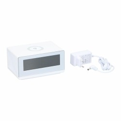 Alarm Clock with Wireless Charger Grundig White