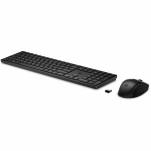 clavier et souris HP 4R013AA Noir Espagnol Qwerty