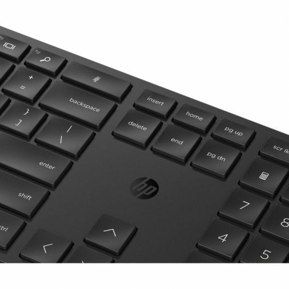 clavier et souris HP 4R013AA Noir Espagnol Qwerty