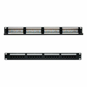 Panneau de Brassage 24 Ports UTP Catégorie 6 NANOCABLE 10.21.3124 19" RJ45 Noir