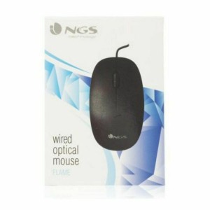 Souris Optique NGS NGS-MOUSE-0906 Noir 1000 dpi