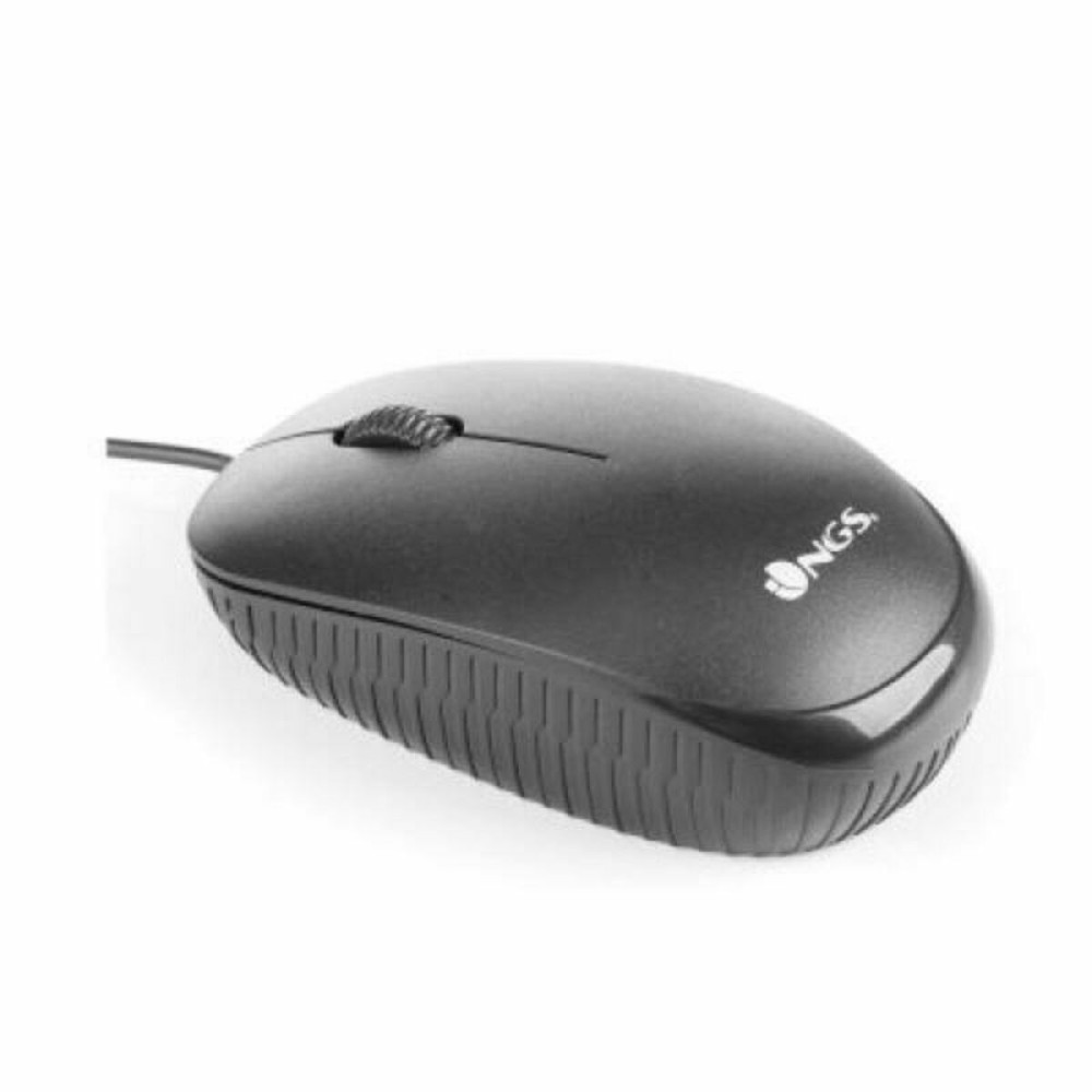 Souris Optique NGS NGS-MOUSE-0906 Noir 1000 dpi