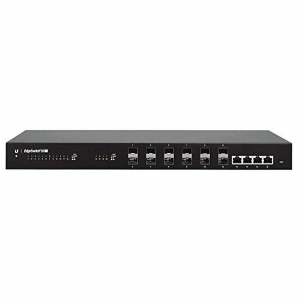 Schalter für das Netz mit Schaltschrank UBIQUITI ES-16-XG EDGE Gigabit Ethernet Schwarz